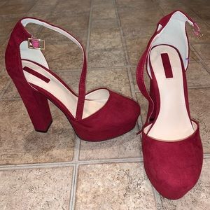 Forever 21 - Red Heels - Size 6